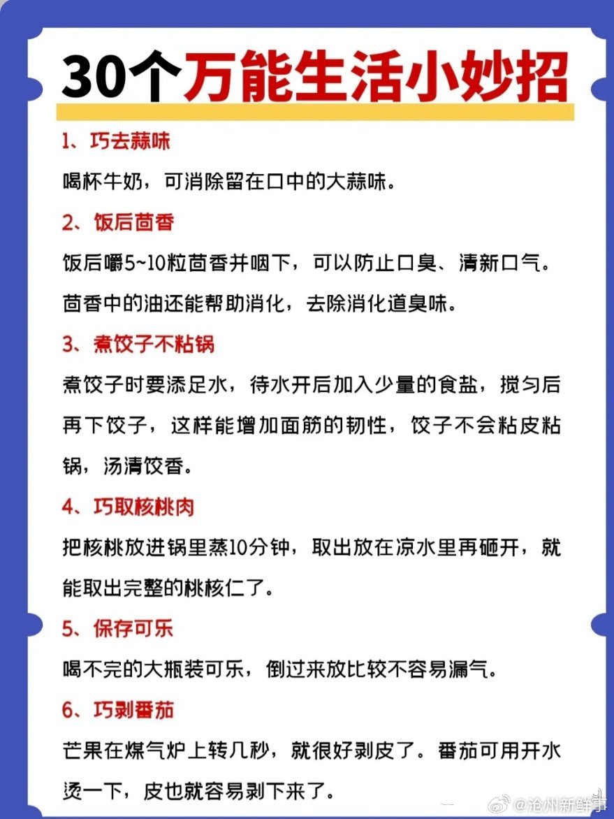 揭秘最新生活小妙招，助力高效便捷有趣生活