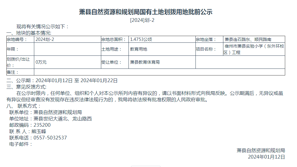 萧县最新招标信息及其深度影响分析